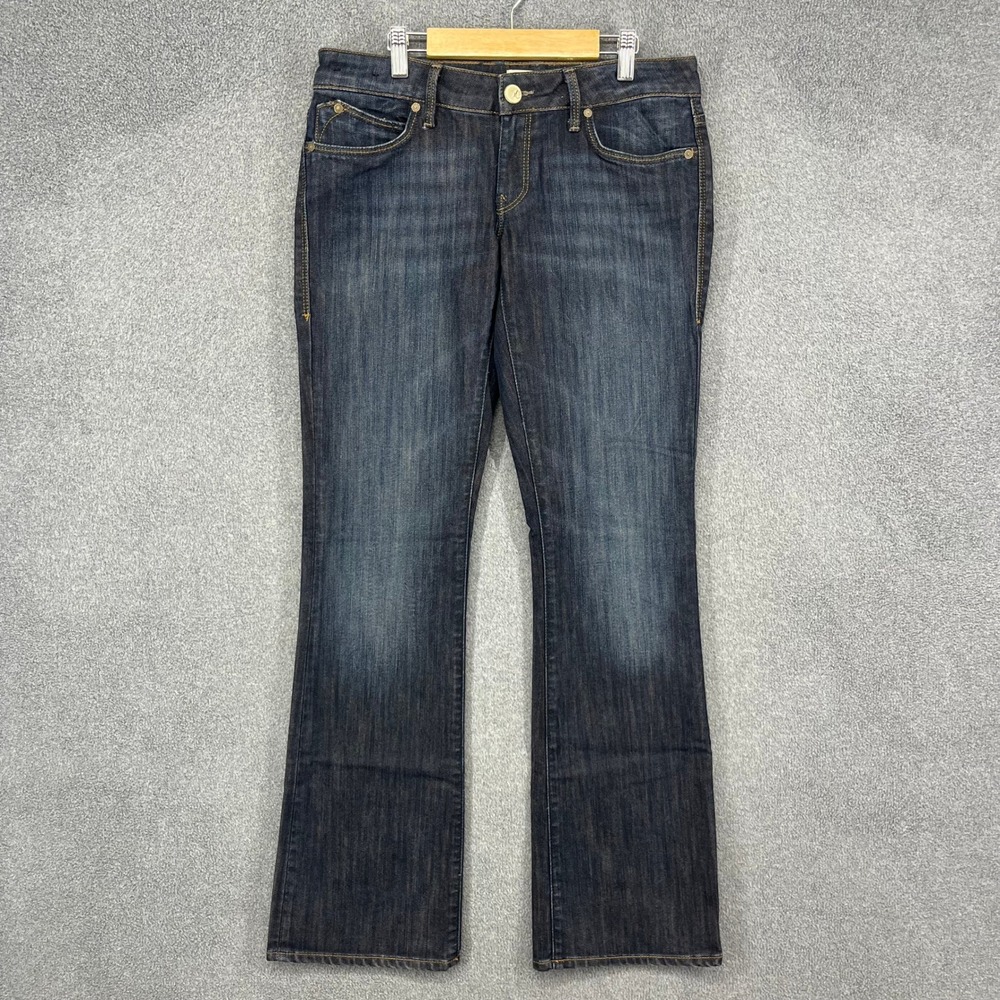 Mavi Jeans Bella Low Rise Slim‎ Bootcut Dark Wash Denim Pants Womens Size 28 34